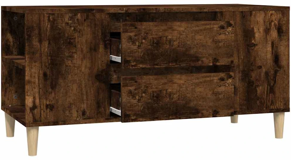TV staliukas Televizoriaus spintelė, dūminio ąžuolo, 102x44,5x50cm, mediena