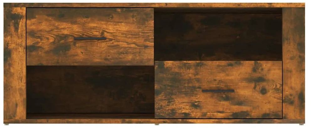 TV staliukas Televizoriaus spintelė, dūminio ąžuolo, 100x35x40cm, mediena