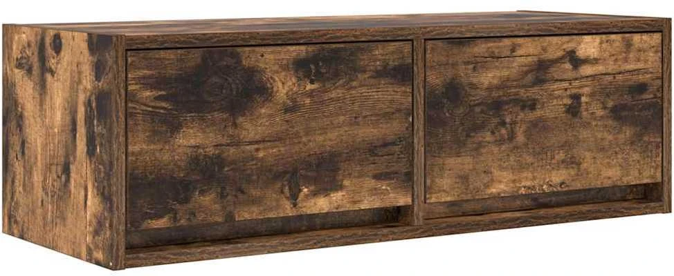 TV staliukas Televizoriaus spintelė, dūminio ąžuolo, 80x31x25,5 cm, mediena