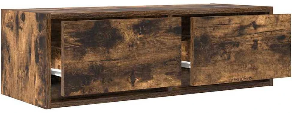 TV staliukas Televizoriaus spintelė, dūminio ąžuolo, 80x31x25,5 cm, mediena