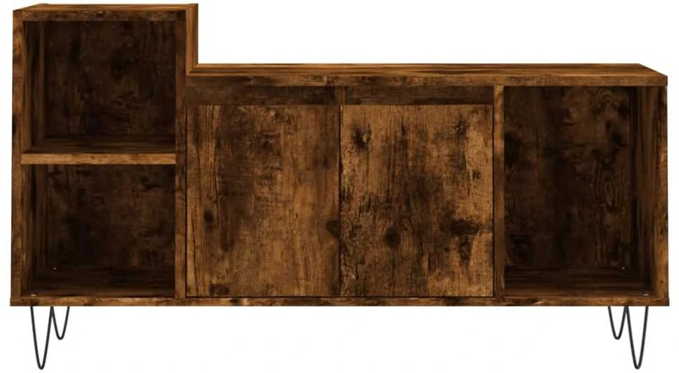 TV staliukas Televizoriaus spintelė, dūminio ąžuolo, 100x35x55cm, mediena