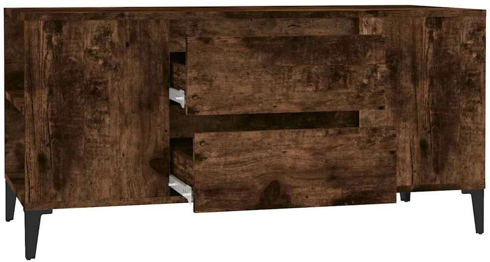 TV staliukas Televizoriaus spintelė, dūminio ąžuolo, 102x44,5x50cm, mediena