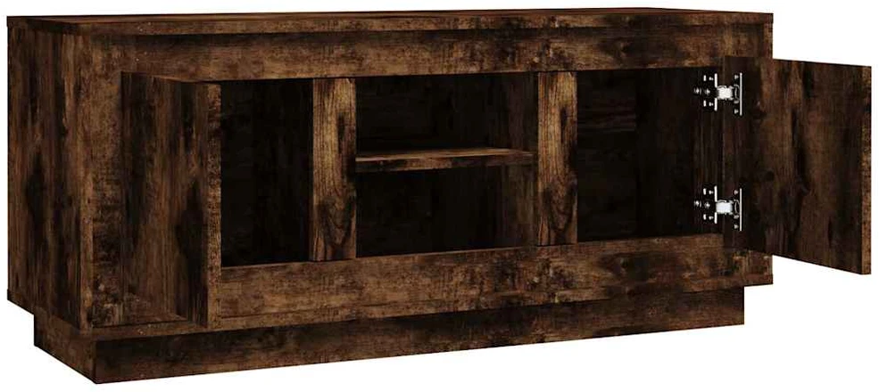 TV staliukas Televizoriaus spintelė, dūminio ąžuolo, 102x35x45cm, mediena