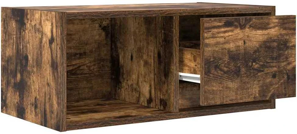 TV staliukas Televizoriaus spintelė, dūminio ąžuolo, 60x31x25,5 cm, mediena