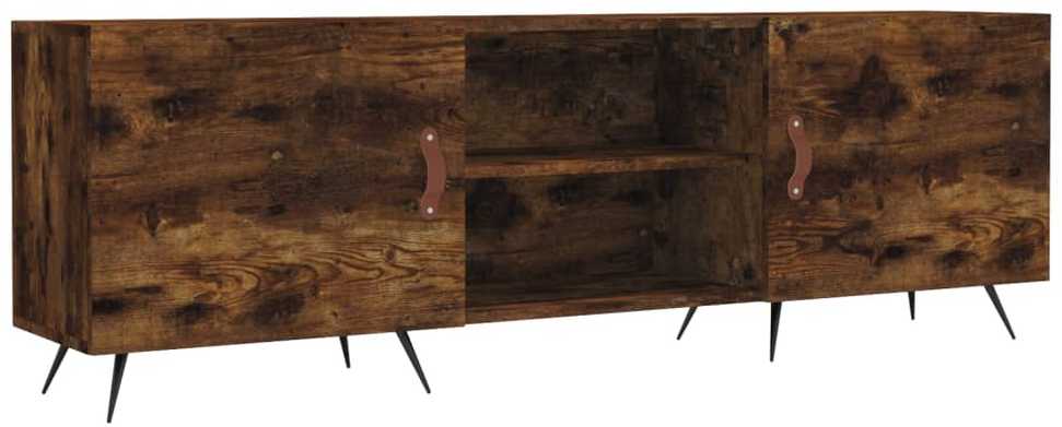 TV staliukas Televizoriaus spintelė, dūminio ąžuolo, 150x30x50cm, mediena
