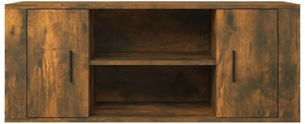 TV staliukas Televizoriaus spintelė, dūminio ąžuolo, 100x35x40cm, mediena