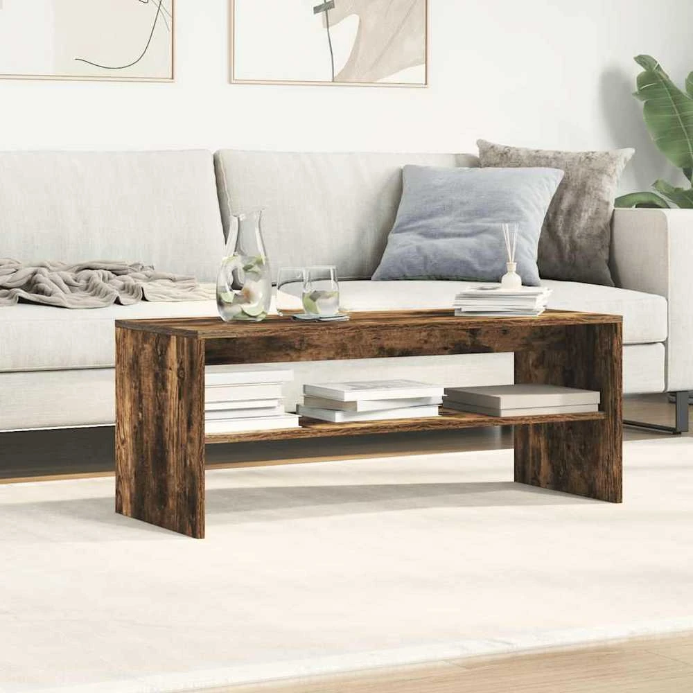 TV staliukas Televizoriaus spintelė, dūminio ąžuolo, 100x40x40cm, mediena