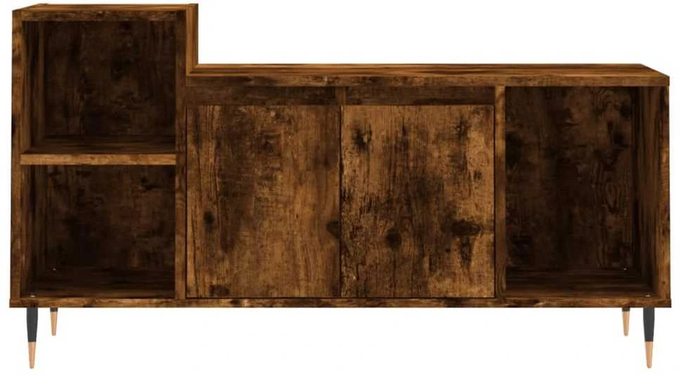 TV staliukas Televizoriaus spintelė, dūminio ąžuolo, 100x35x55cm, mediena