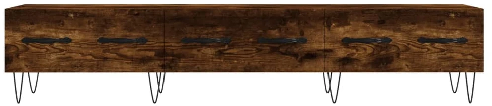 TV staliukas Televizoriaus spintelė, dūminio ąžuolo, 150x36x30cm, mediena
