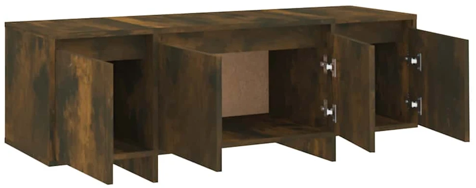 TV staliukas Televizoriaus spintelė, dūminio ąžuolo, 120x30x40,5cm, mediena