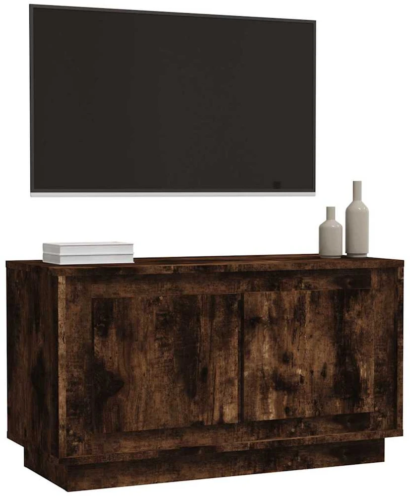 TV staliukas Televizoriaus spintelė, dūminio ąžuolo, 80x35x45cm, mediena