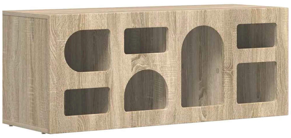 TV staliukas Televizoriaus spintelė ELST 100 x 35 x 40 cm Sonoma ąžuolas