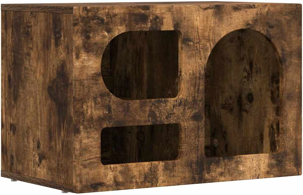 TV staliukas Televizoriaus spintelė ELST 60 x 35 x 40 cm Rūkyta ąžuolas