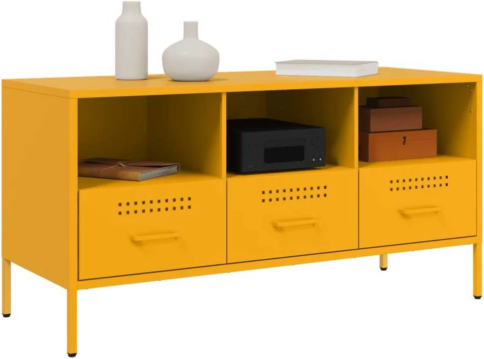 TV staliukas Televizoriaus spintelė, garstyčių, 100,5x39x50,5cm, plienas