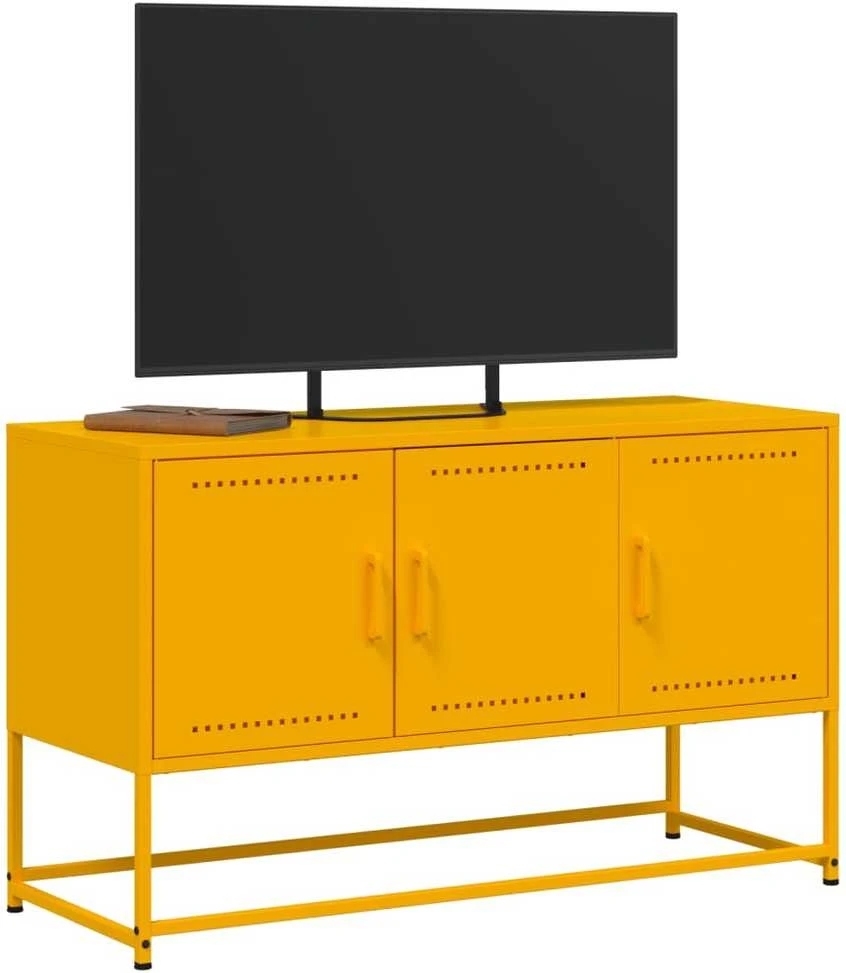 TV staliukas Televizoriaus spintelė, garstyčių, 100,5x39x60,5cm, plienas