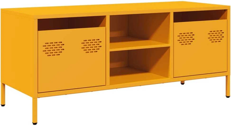 TV staliukas Televizoriaus spintelė, garstyčių, 101,5x39x43,5cm, plienas