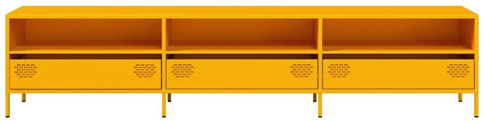 TV staliukas Televizoriaus spintelė, garstyčių, 202x39x43,5cm, plienas