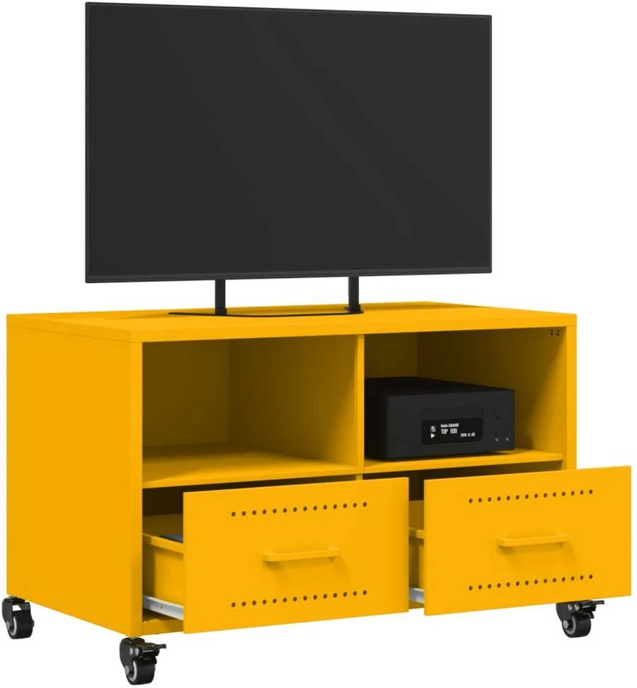 TV staliukas Televizoriaus spintelė, garstyčių, 68x39x43,5cm, plienas