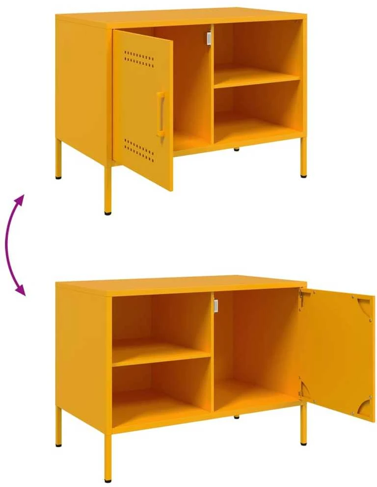 TV staliukas Televizoriaus spintelė, garstyčių, 68x39x50,5cm, plienas