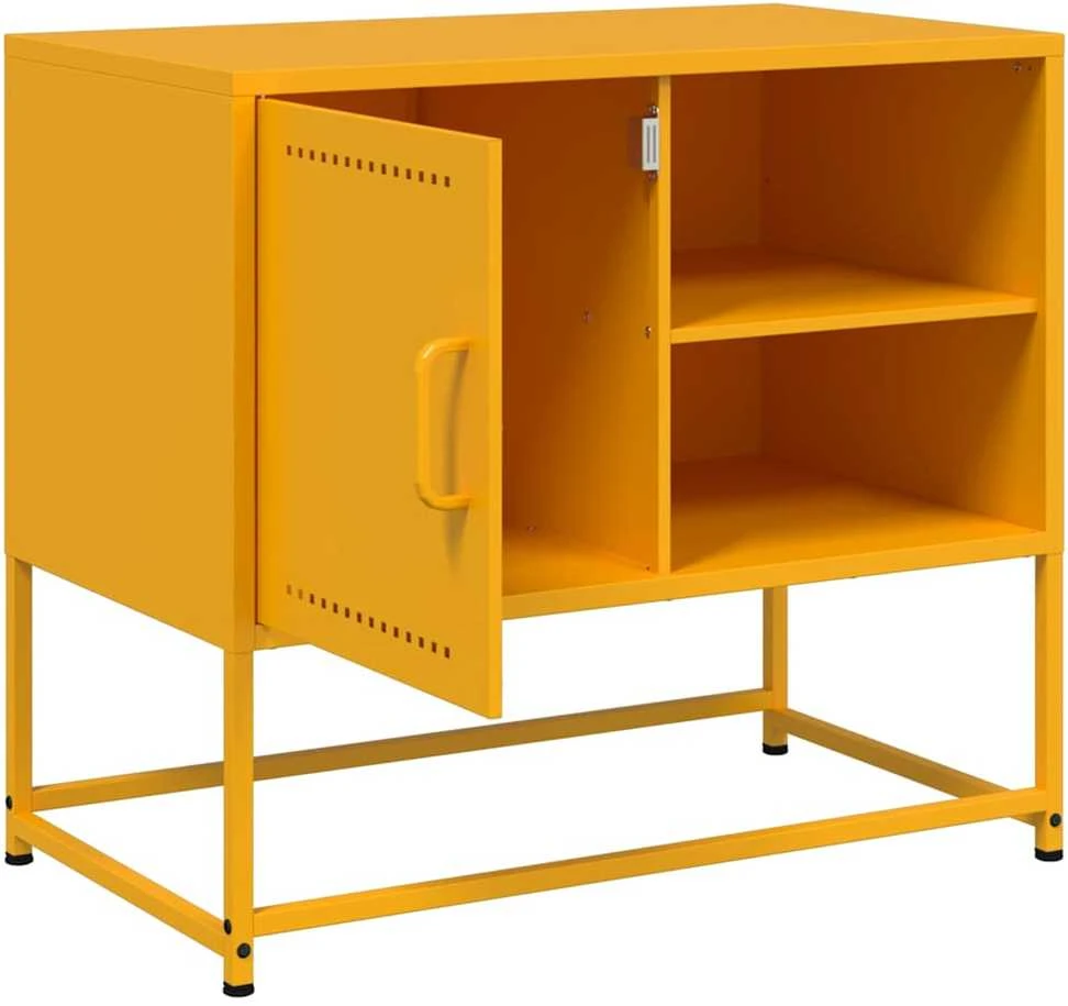 TV staliukas Televizoriaus spintelė, garstyčių, 68x39x60,5cm, plienas