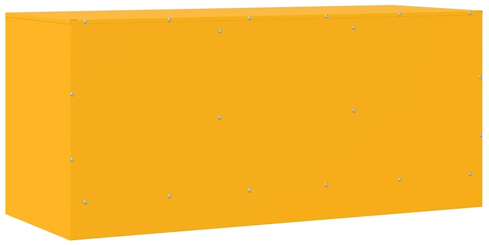 TV staliukas Televizoriaus spintelė, garstyčių geltona, 99x39x44cm, plienas