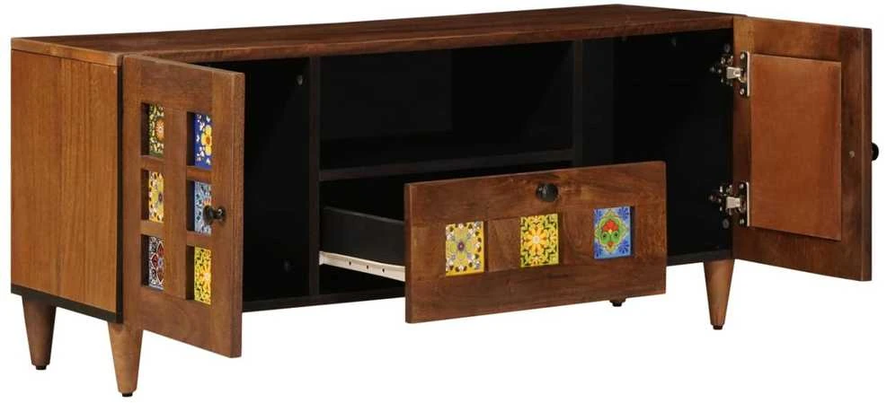 Televizoriaus spintelė graikinis riešutmedis 105 x 33 x 46 cm
