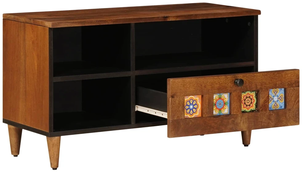 Televizoriaus spintelė graikinis riešutmedis 80 x 33 x 46 cm