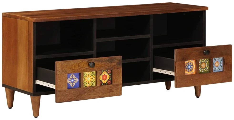 Televizoriaus spintelė graikinis riešutmedis 100 x 33 x 46 cm