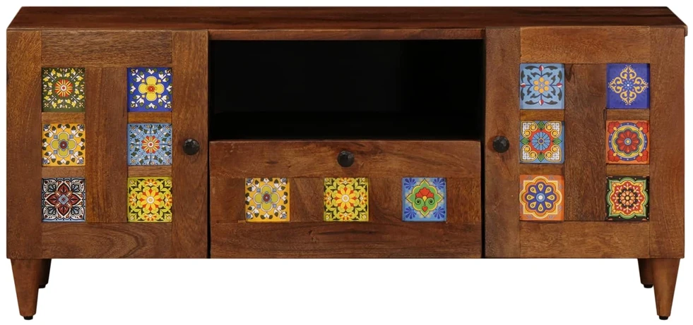 Televizoriaus spintelė graikinis riešutmedis 105 x 33 x 46 cm