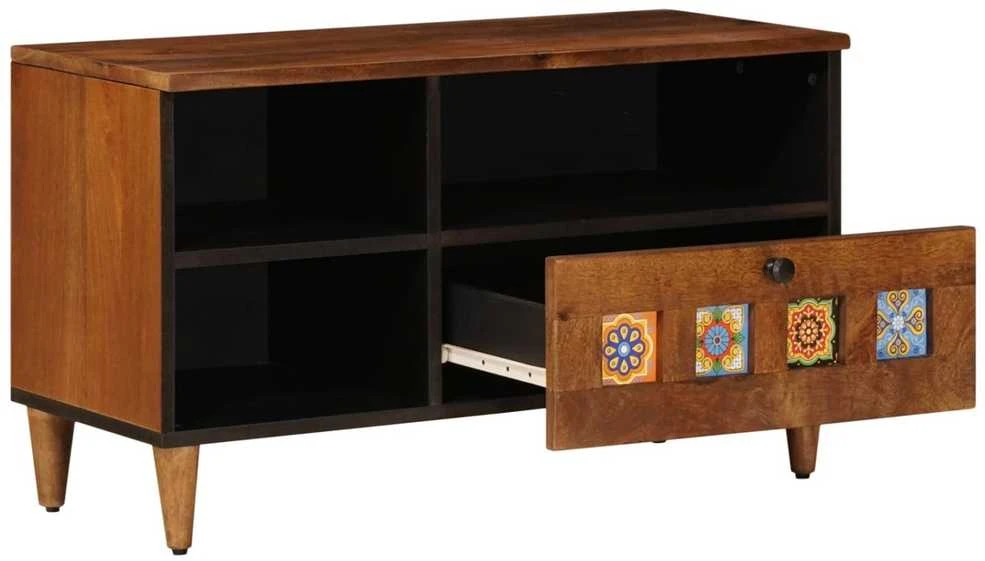 Televizoriaus spintelė graikinis riešutmedis 80 x 33 x 46 cm