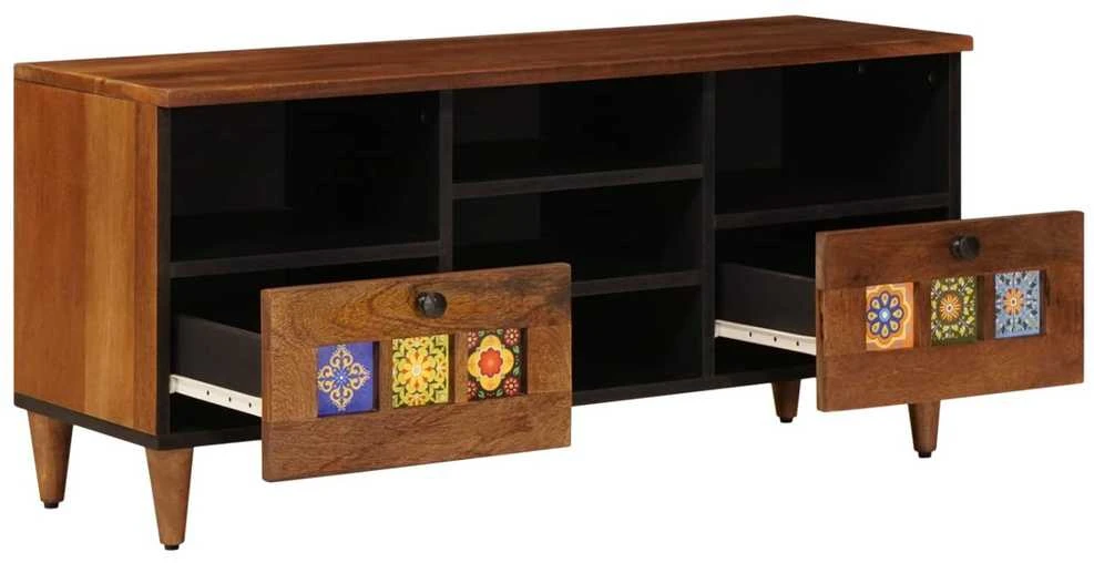 Televizoriaus spintelė graikinis riešutmedis 100 x 33 x 46 cm