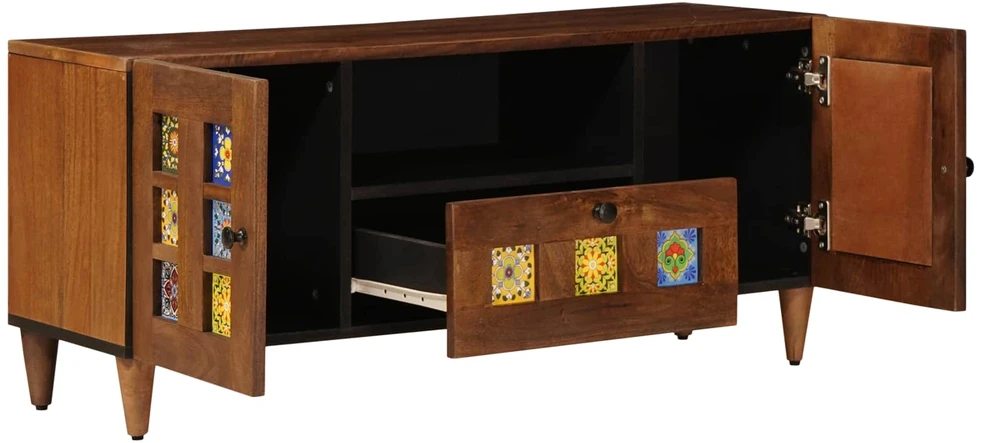 Televizoriaus spintelė graikinis riešutmedis 105 x 33 x 46 cm