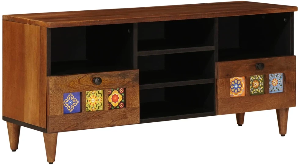 Televizoriaus spintelė graikinis riešutmedis 100 x 33 x 46 cm