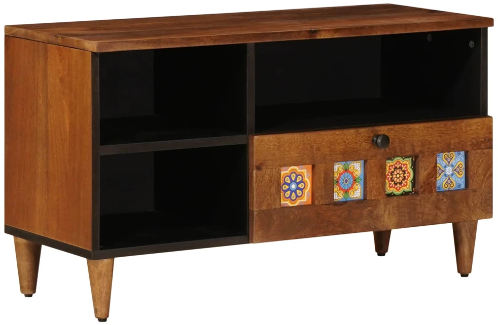 Televizoriaus spintelė graikinis riešutmedis 80 x 33 x 46 cm