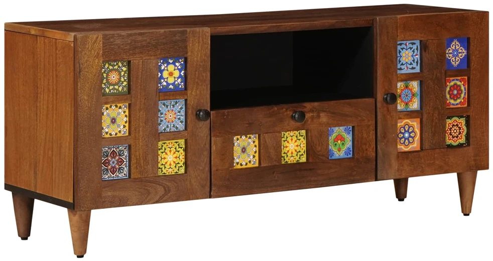 Televizoriaus spintelė graikinis riešutmedis 105 x 33 x 46 cm