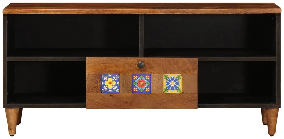 Televizoriaus spintelė graikinis riešutmedis 100 x 33 x 46 cm