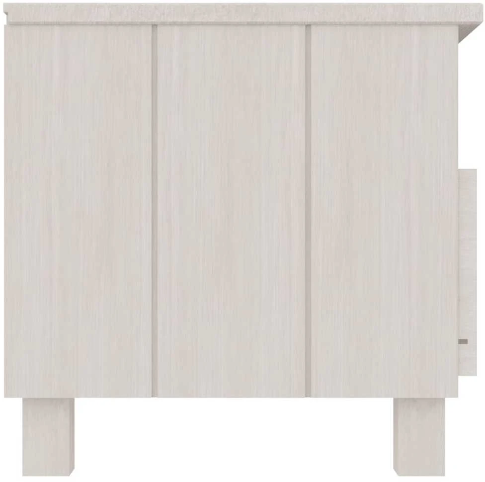 TV staliukas Televizoriaus spintelė HAMAR, balta, 106x40x40cm, pušis