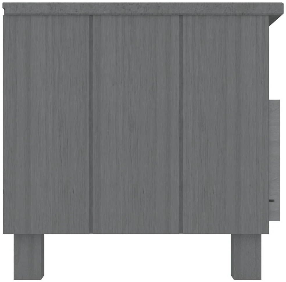 TV staliukas Televizoriaus spintelė HAMAR, tamsiai pilka, 106x40x40cm, pušis