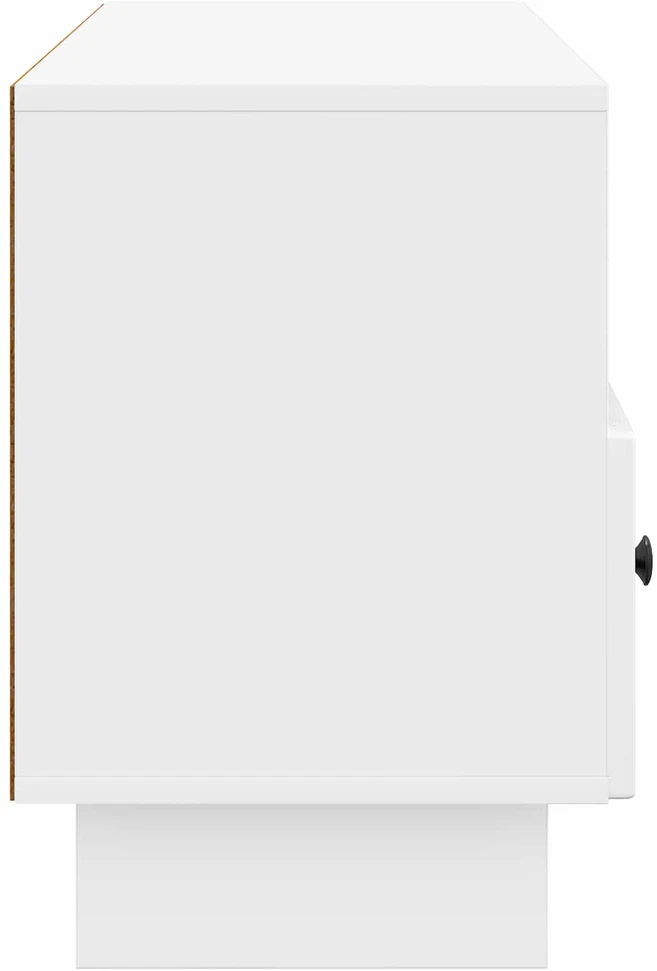 TV staliukas Televizoriaus spintelė Itin blizgi balta 102 x 34,5 x 50 cm