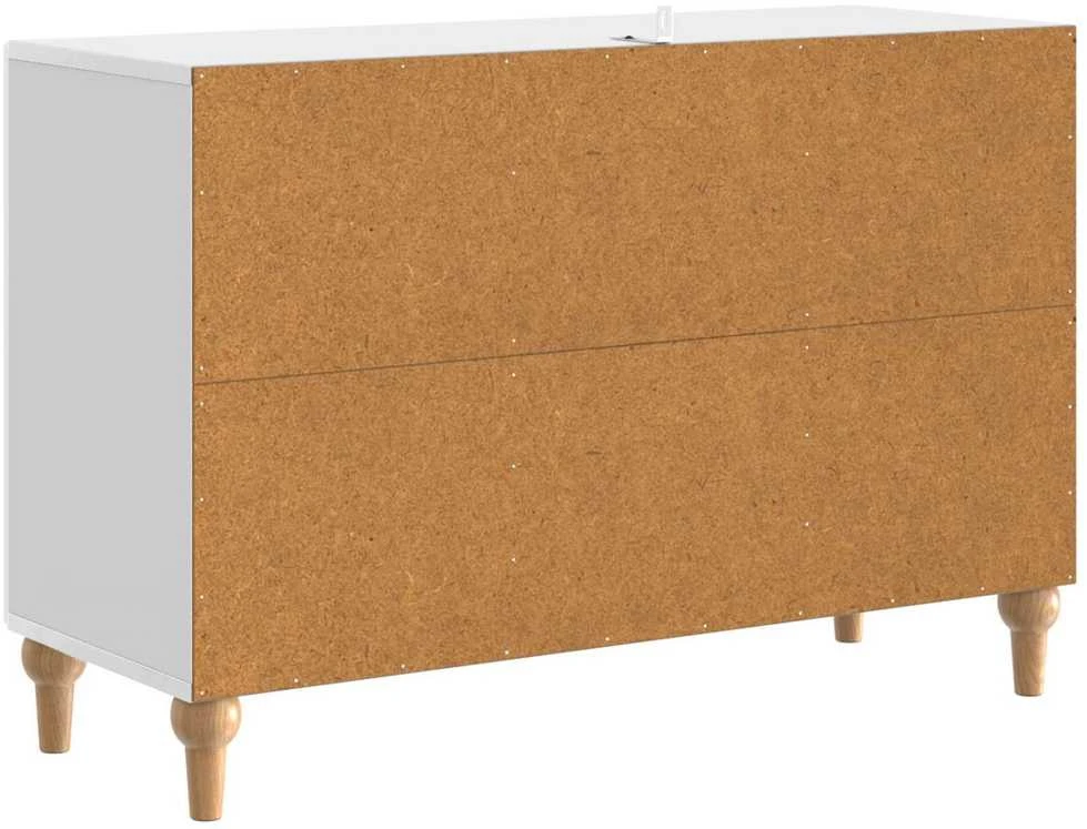Televizoriaus spintelė Itin blizgi balta 89 x 34,5 x 60 cm