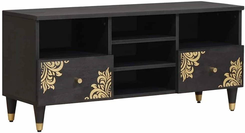 Televizoriaus spintelė Juoda 100 x 33 x 46 cm