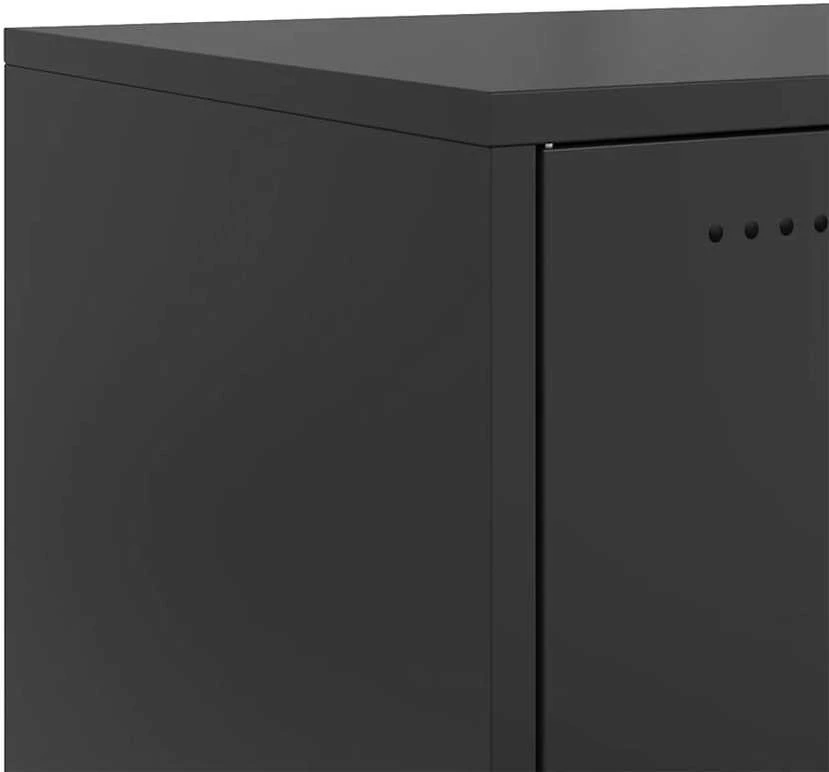 TV staliukas Televizoriaus spintelė, juoda, 100,5x39x43,5cm, plienas