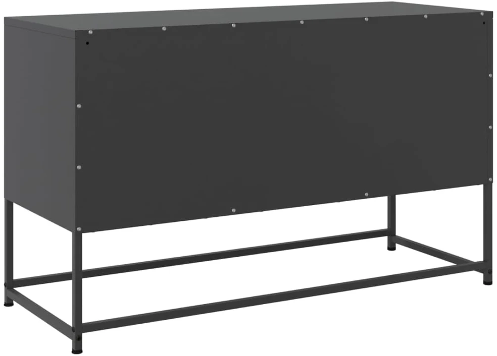 TV staliukas Televizoriaus spintelė, juoda, 100,5x39x60,5cm, plienas