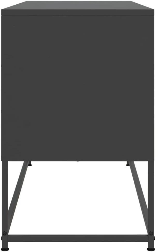 TV staliukas Televizoriaus spintelė, juoda, 100,5x39x60,5cm, plienas
