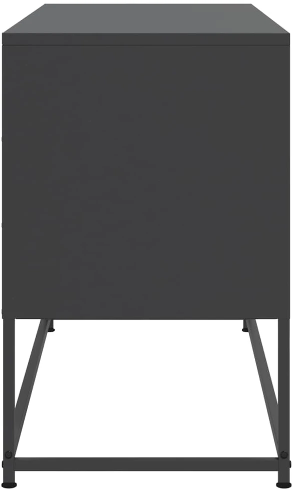 TV staliukas Televizoriaus spintelė, juoda, 100,5x39x60,5cm, plienas