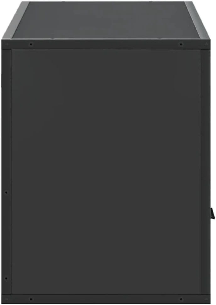 TV staliukas Televizoriaus spintelė, juoda, 100x31x39,5cm, mediena/metalas