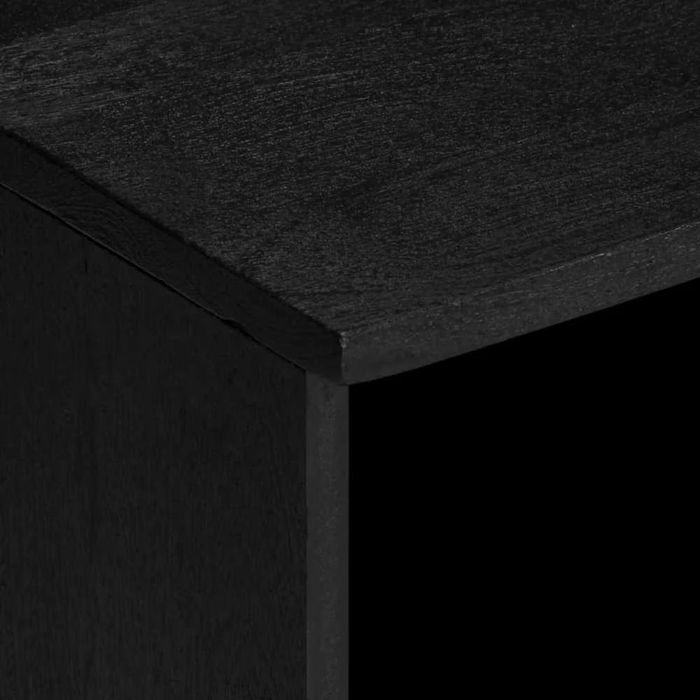televizoriaus spintelė Juoda 100x33x46 cm Engineered Wood