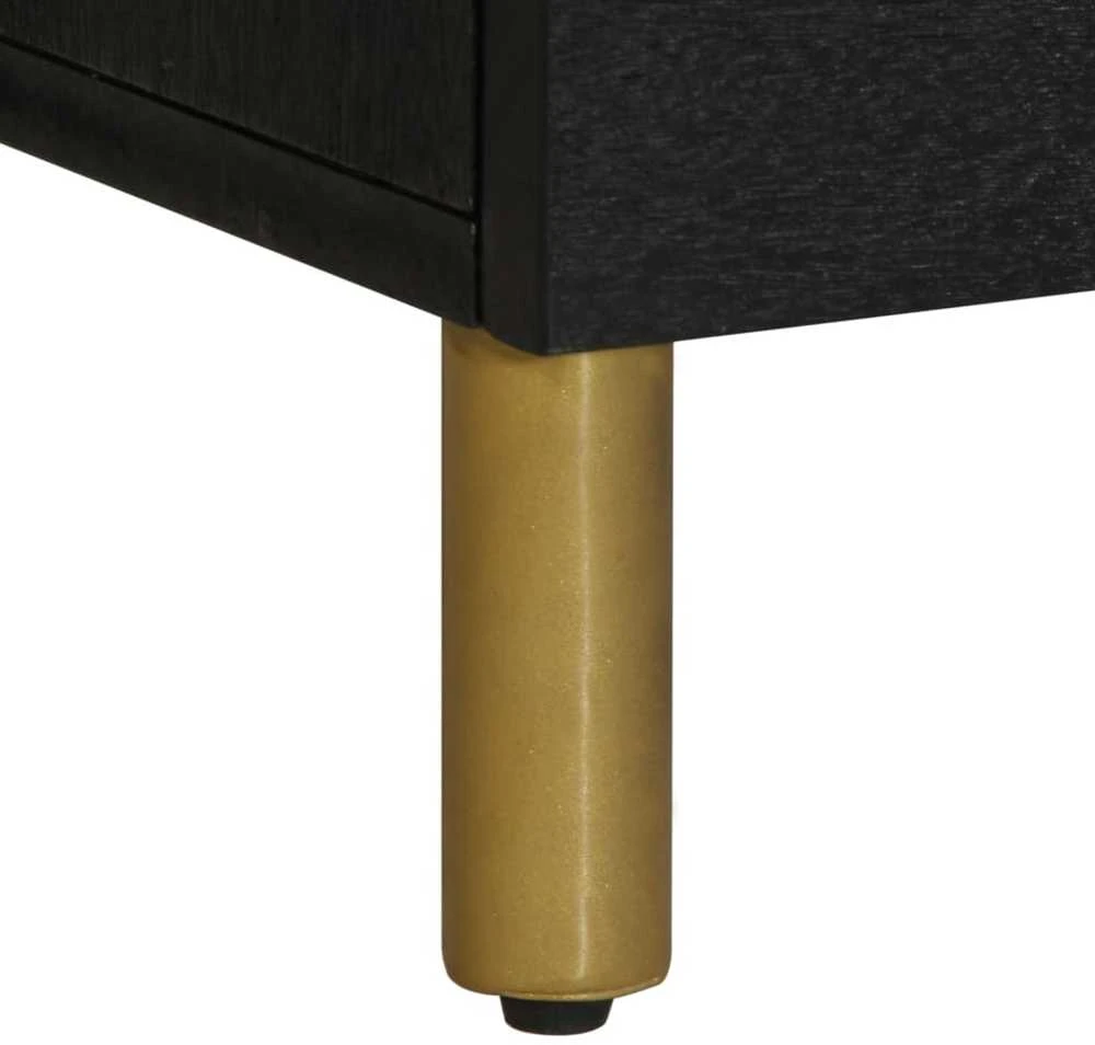 televizoriaus spintelė Juoda 100x33x46 cm Engineered Wood