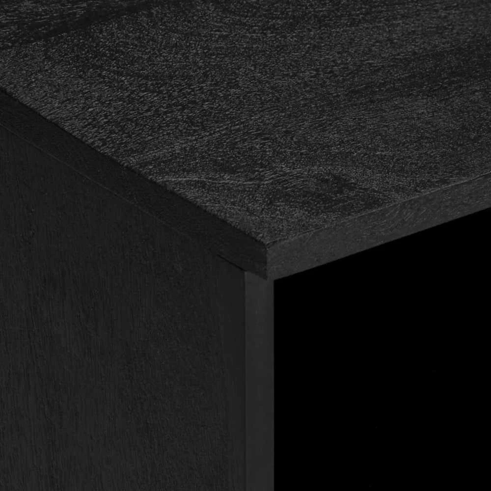 televizoriaus spintelė Juoda 100x33x46 cm Engineered Wood