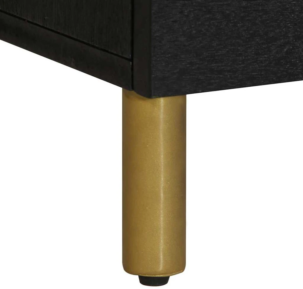 televizoriaus spintelė Juoda 100x33x46 cm Engineered Wood